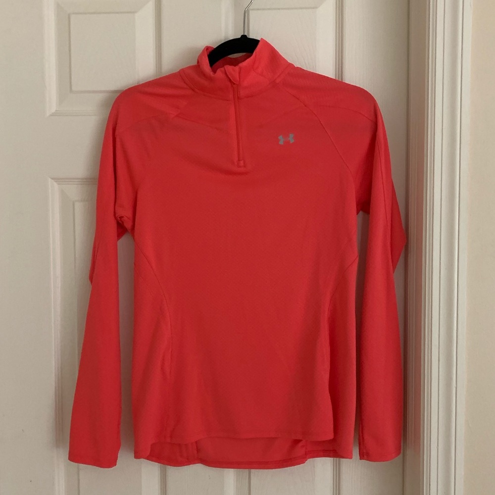 Under Armour long sleeve 1/4 zip semi fitted